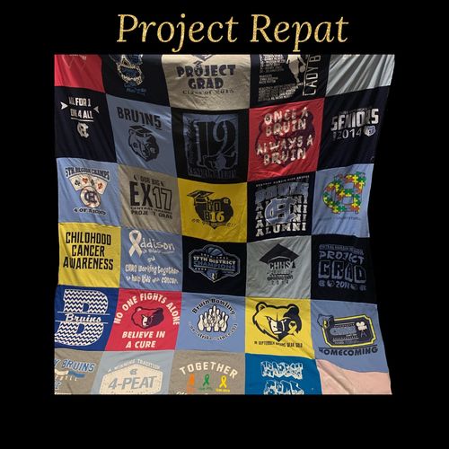 T-shirt quilt featuring bruin team by Kay  from KY