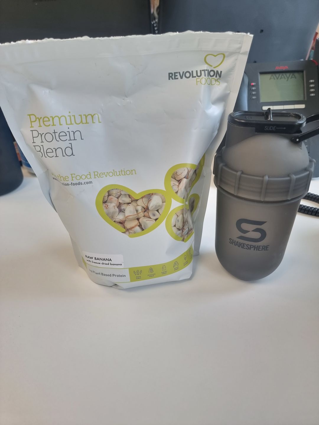 Customer photo review of Premium Blend Protein Powder