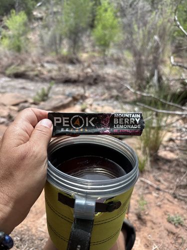 Customer photo review of Mountain Berry Lemonade Re-Energizing Drink Sticks