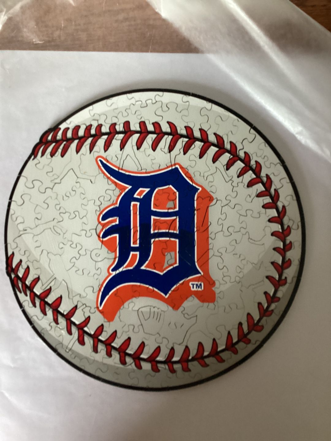 Customer photo review of Detroit Tigers® - Official Wooden Puzzle