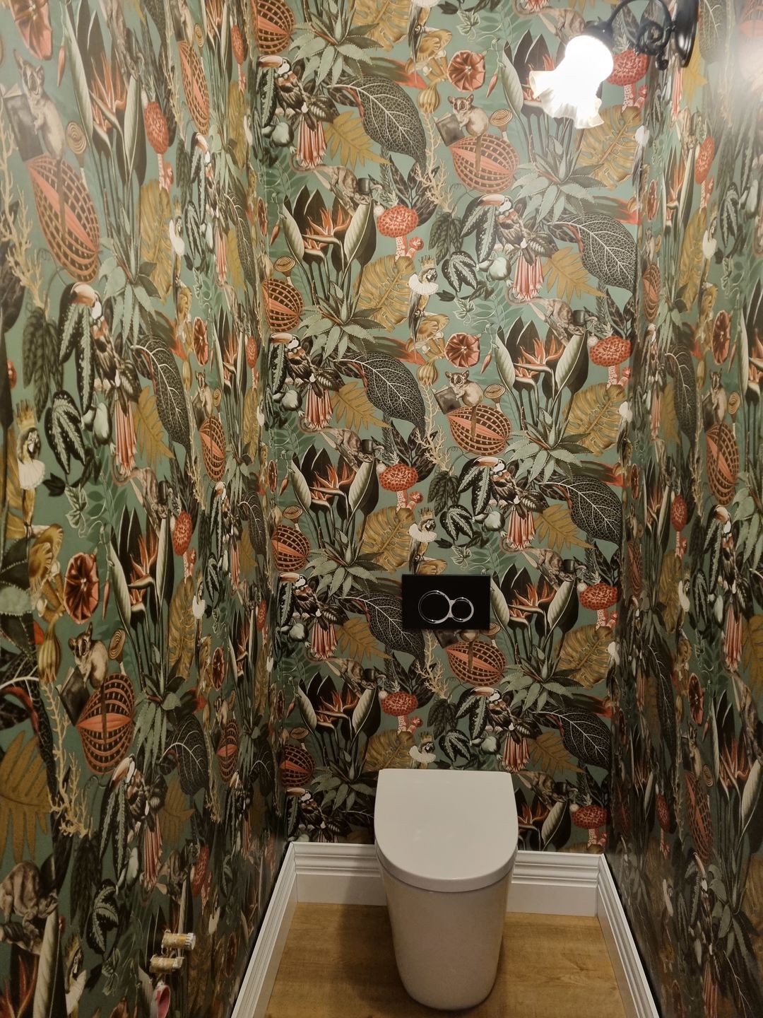 Customer photo review of Reverie Wonderland Wallpaper - Sage