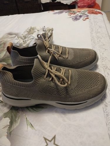 Customer photo review of Summer Mesh Mens Walking Shoes