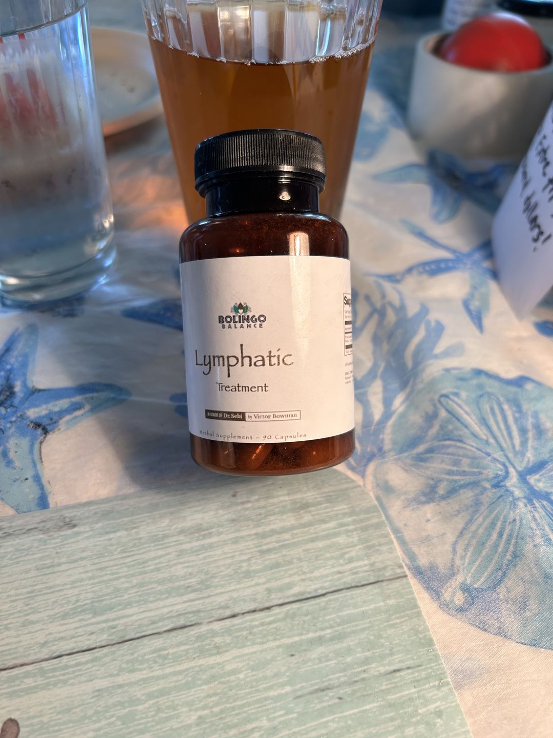 Customer photo review of LYMPHATIC CAPSULES