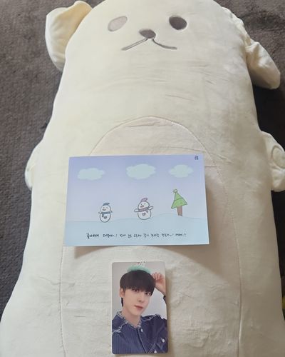 Customer photo review of ATEEZ [OUR STORY] - HBD YUNHO BODY PILLOW
