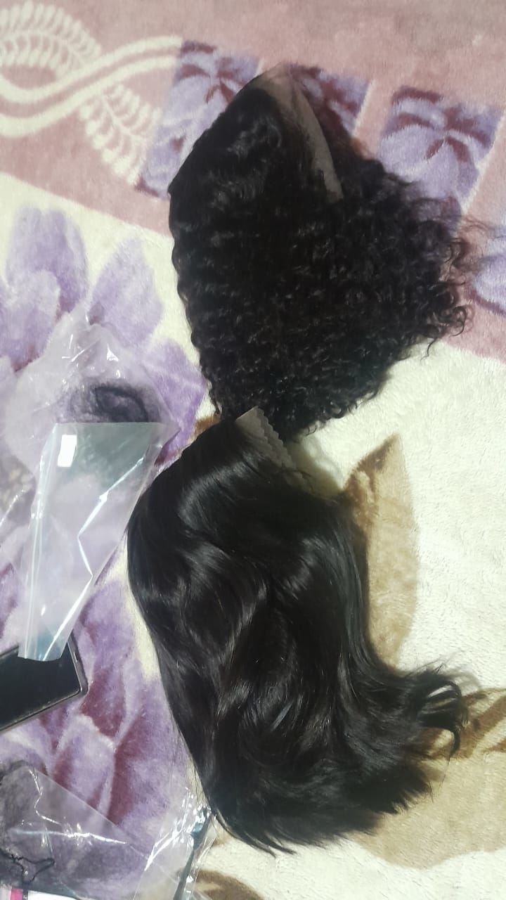 Customer photo review of Straight 10 inch BoB with Mongolian Wave wigs