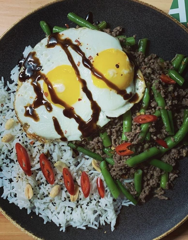 Customer photo review of Pad Krapao Sauce mit Thai Holy Basil (für 8-10 Portionen)