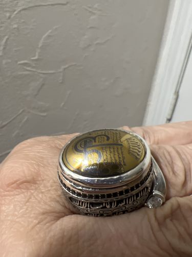 Customer photo review of The Legendary Ring Of The Seven Seals