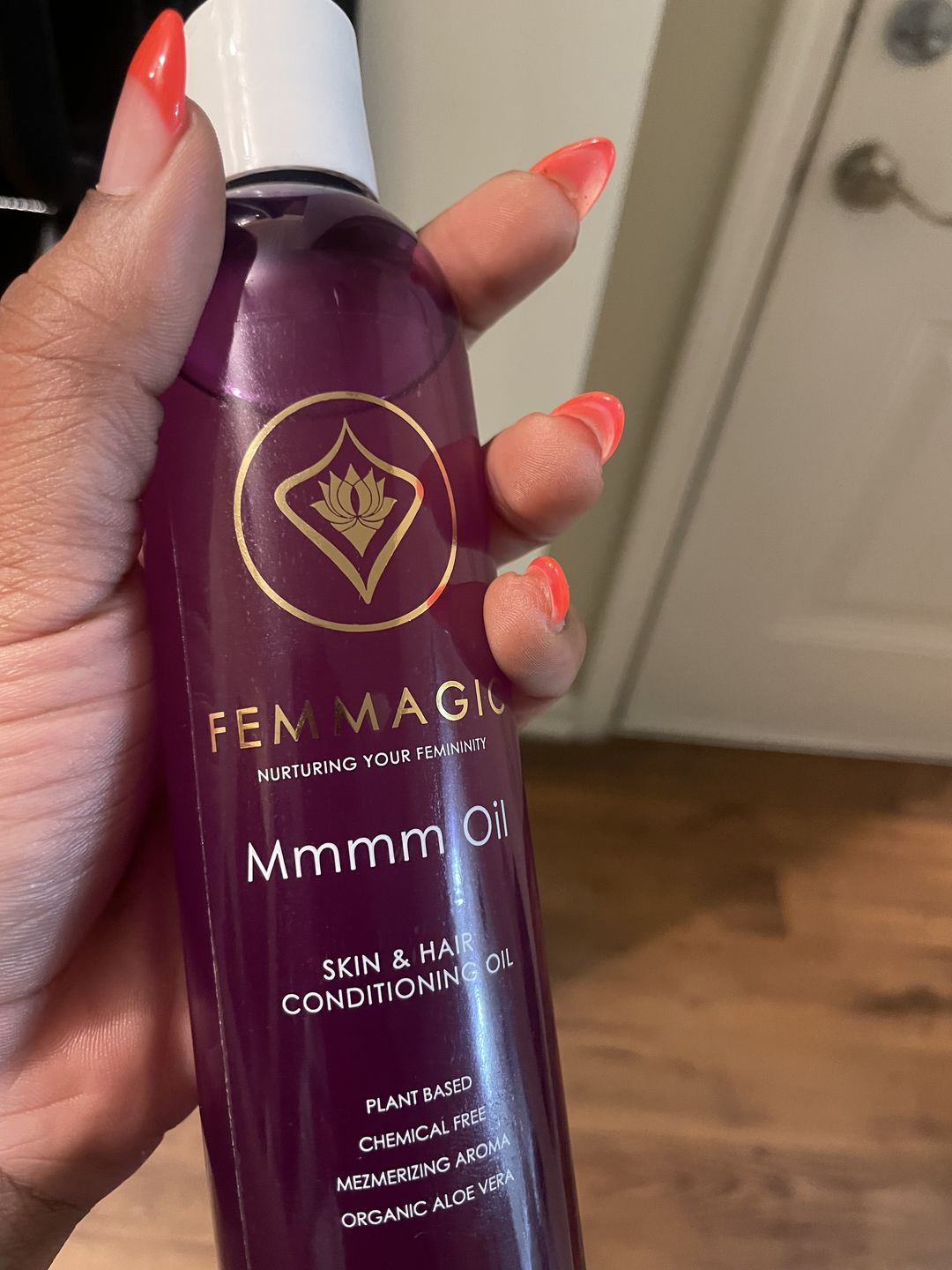 Customer photo review of Mmmm Oil (8 Oz)
