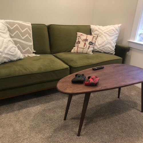 Customer photo review of Solid Oak Ercol Style Center Table