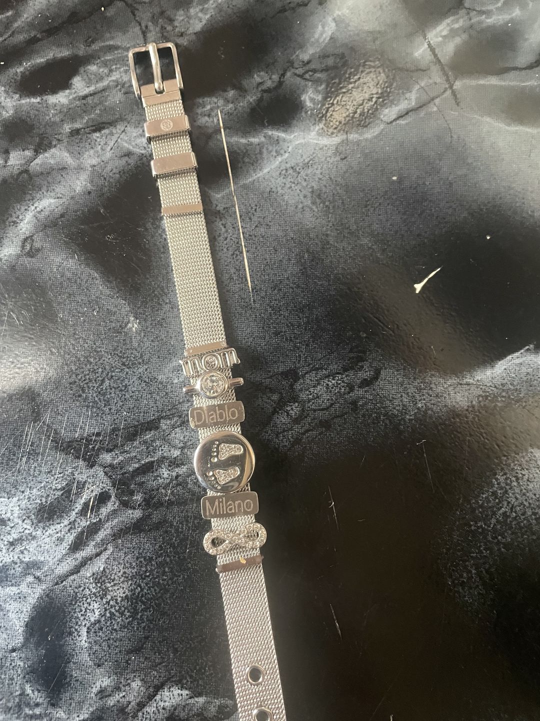 Customer photo review of Mesh bracelet silver