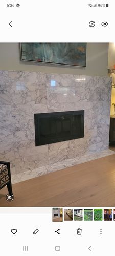 Customer photo review of Carolina - Masonry & Prefab Steel Fireplace Glass Doors