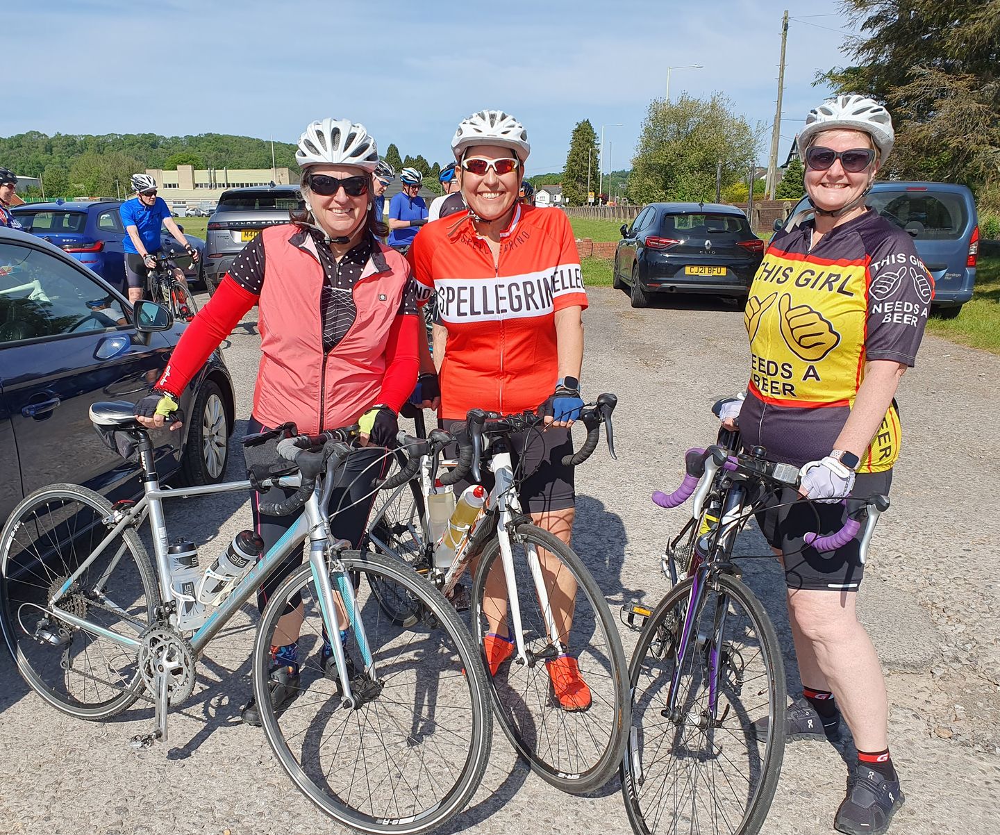 Customer photo review of Retro San Pellegrino Cycling Jersey - Orange