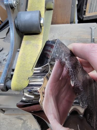Customer photo review of Non Woven Polishing/Buffing Belts 2-pk