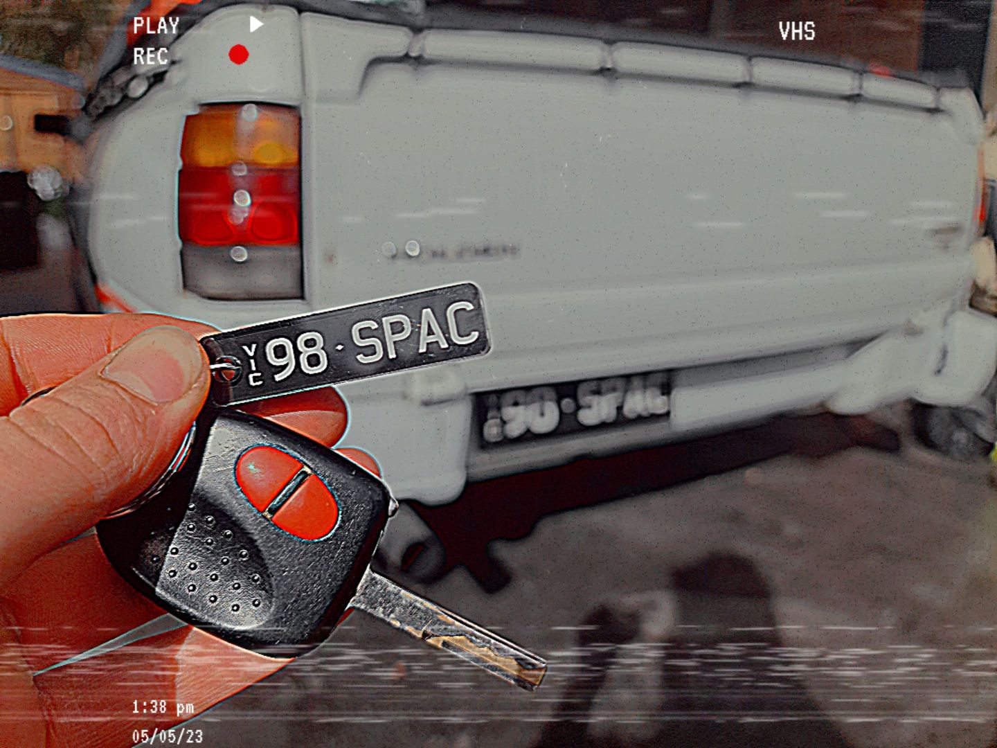 Customer photo review of VIC Deluxe Licence Plate Custom Keychain