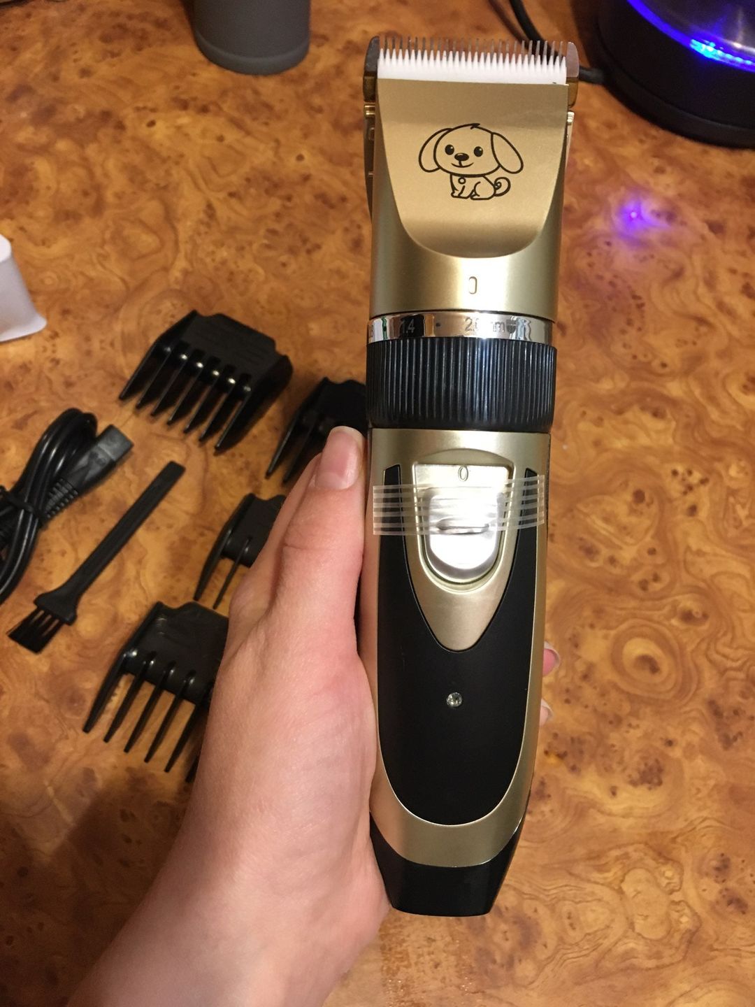 Customer photo review of The Original ClipMyPaws™ - The World's Quietest Pet Hair Clipper