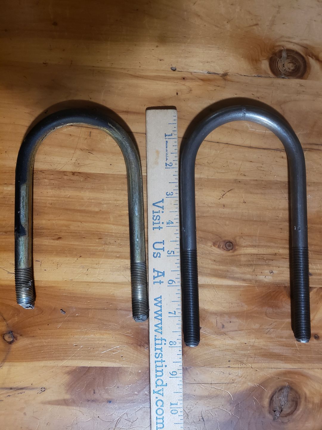Customer photo review of 9/16 Inch Diameter U-Bolts - Round