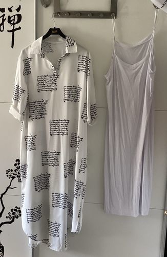 Customer photo review of Skjortekjole med splitt