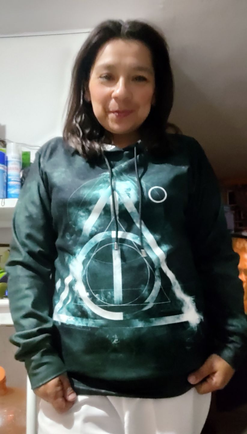 Customer photo review of Sudadera Reliquias de la muerte