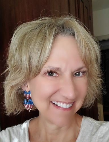 Customer photo review of Abigail Earrings