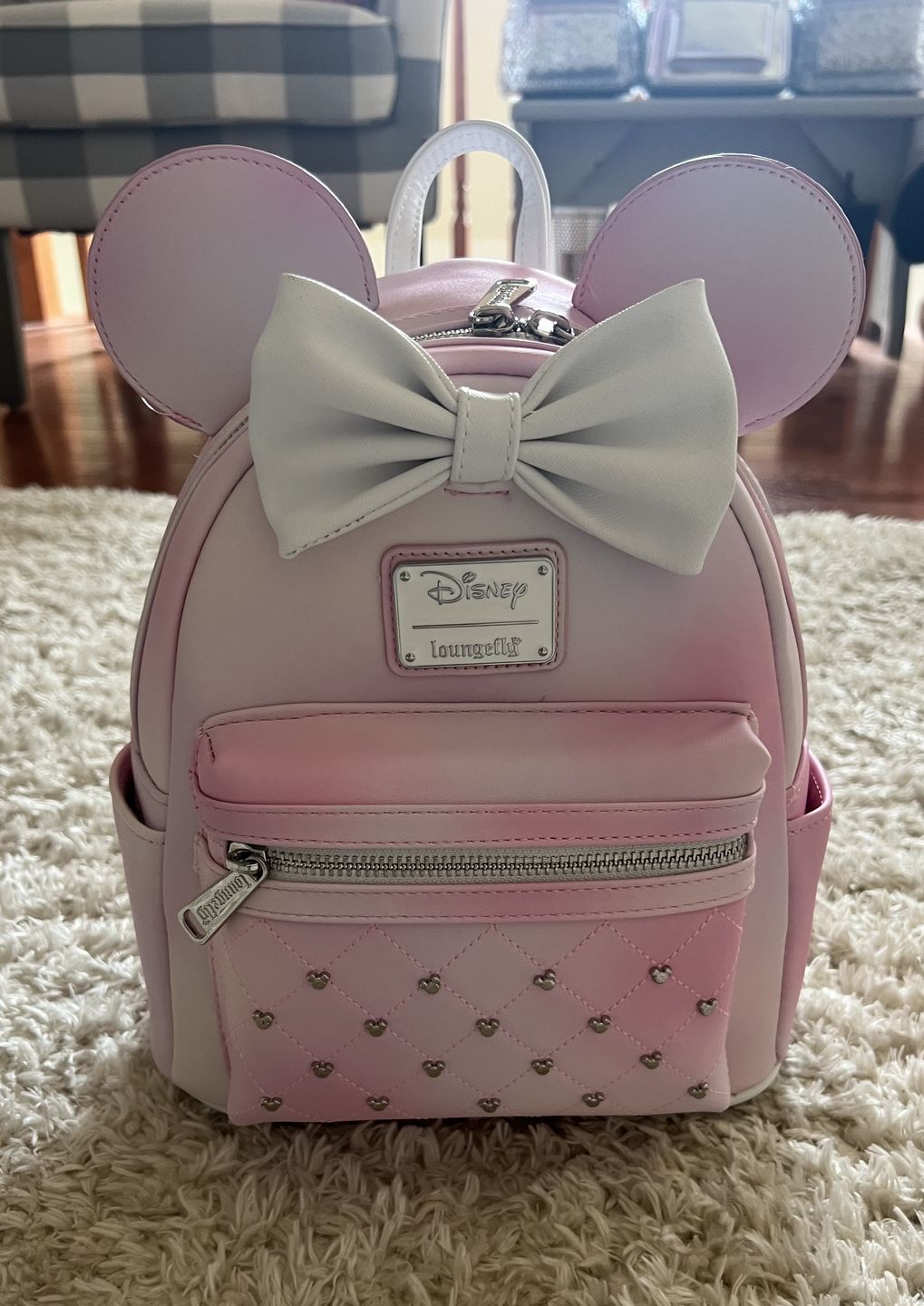 Customer photo review of 707 Street Exclusive - Loungefly Disney The Minnie Mouse Classic Series Mini Backpack - Sakura