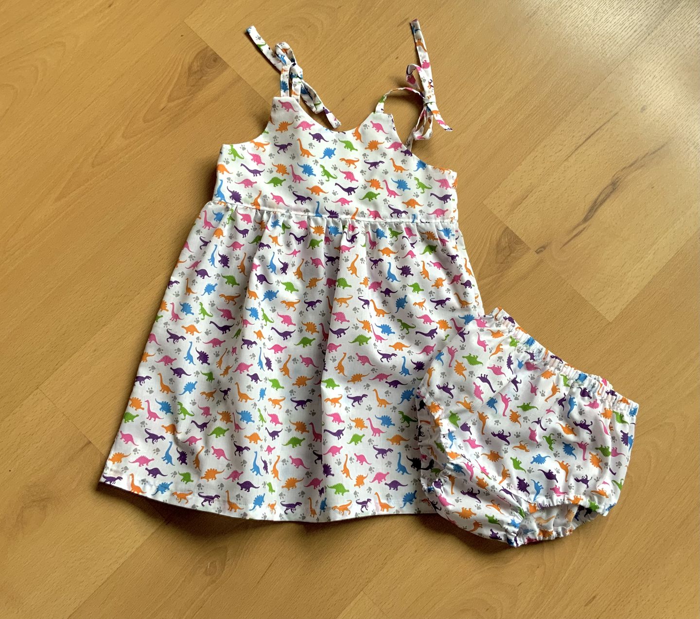 Customer photo review of Mini Dinosaurs Polycotton Fabric