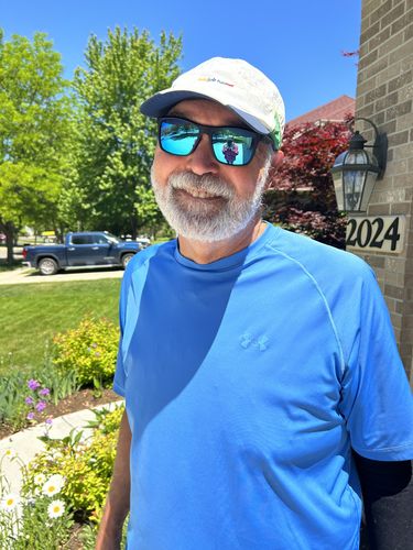 Customer photo review of Big Runner's Cap, White