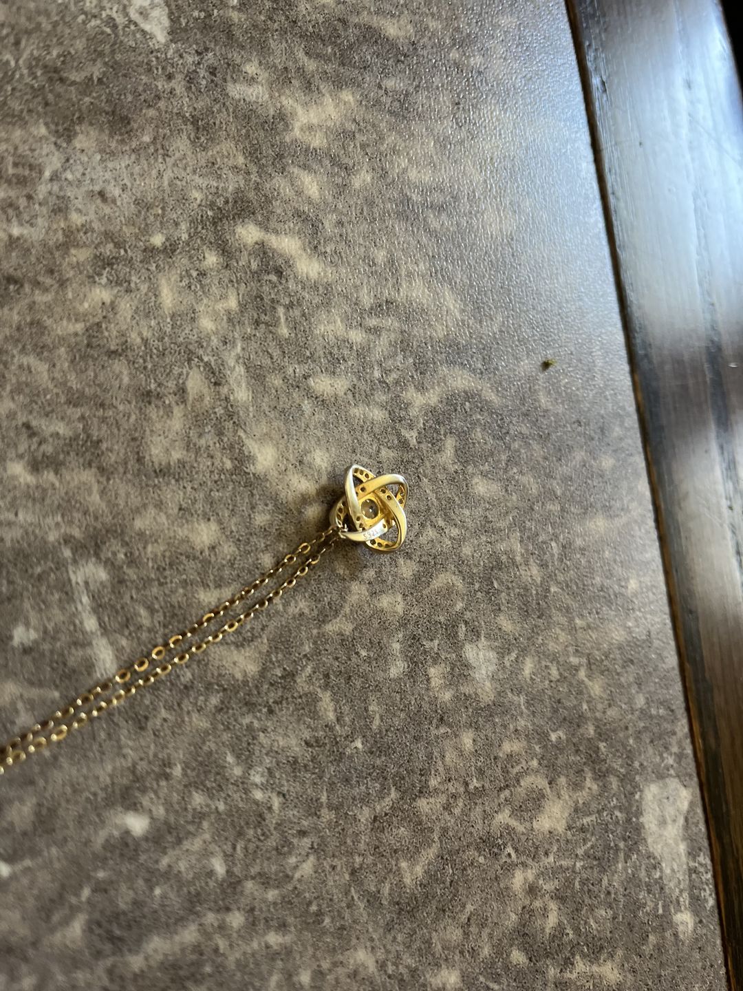 Customer photo review of White Gold Necklace - With Real Rose - To My Love