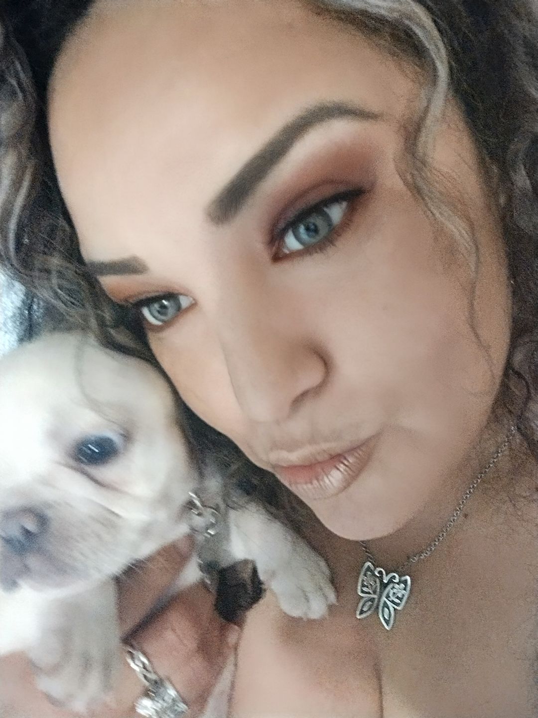 Customer photo review of Amazonia Icy Volcano Gray Prescription Colored Contact Lenses