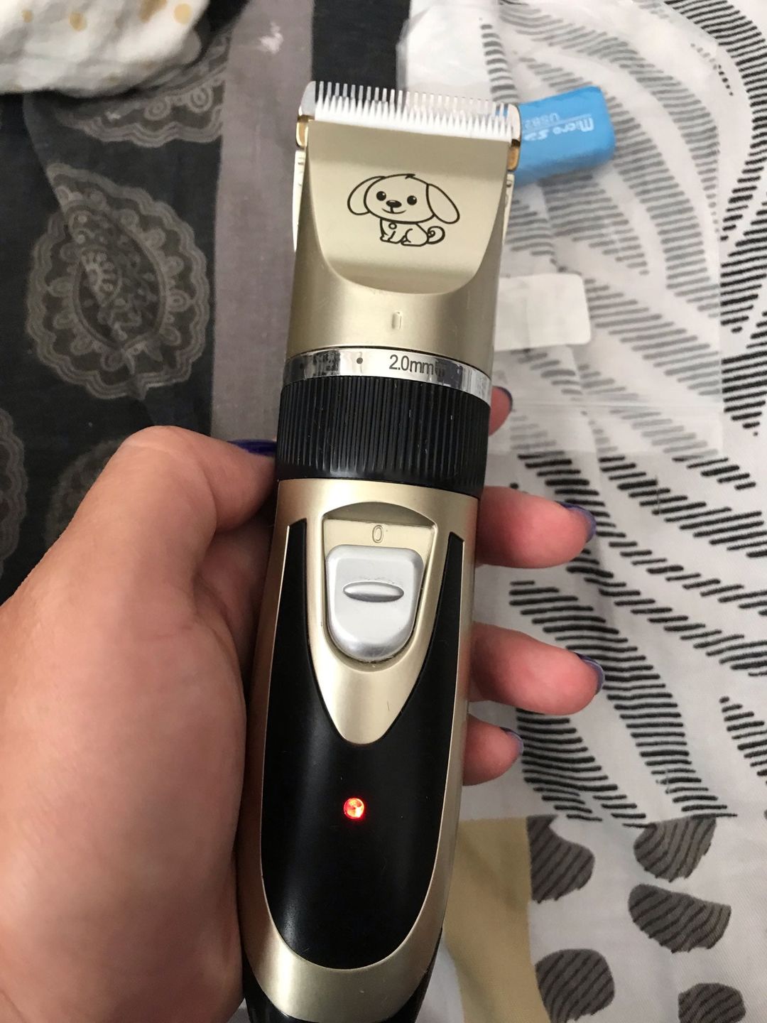Customer photo review of The Original ClipMyPaws™ - The World's Quietest Pet Hair Clipper