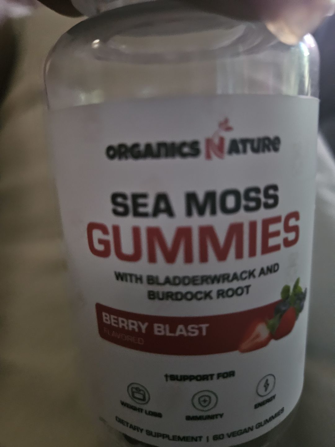 Customer photo review of Irish Sea Moss Gummies With Bladderwrack & Burdock