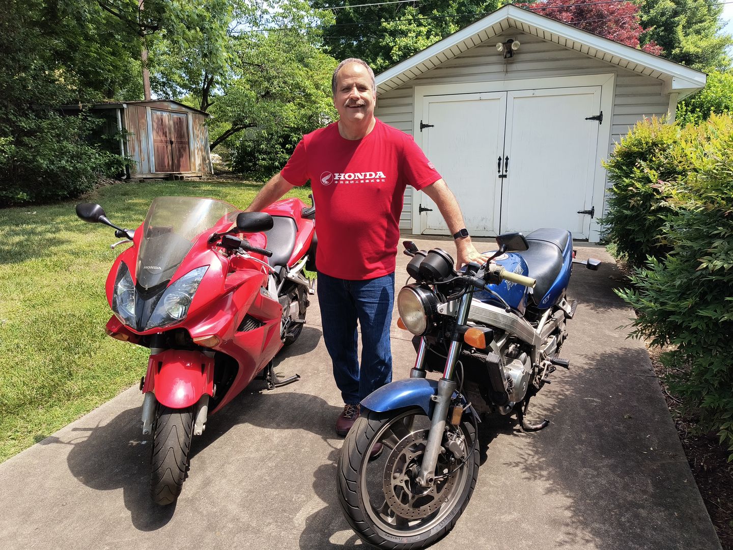 Customer photo review of 1964 Honda Brand Tee (Red)
