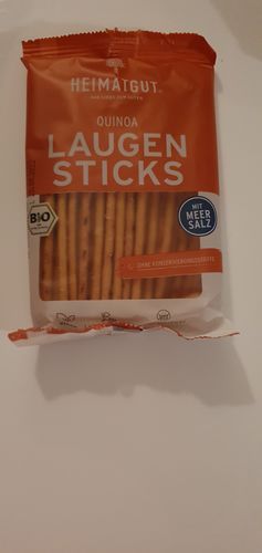 Kundenbewertung mit Foto zu Bio Quinoa Laugensticks