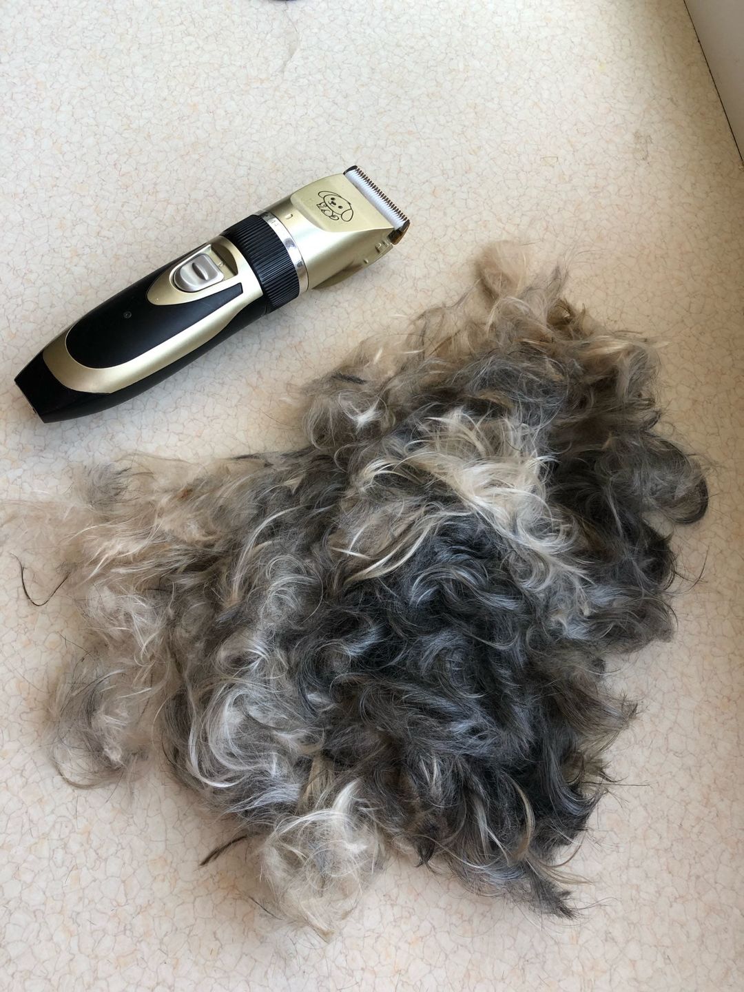 Customer photo review of The Original ClipMyPaws™ - The World's Quietest Pet Hair Clipper
