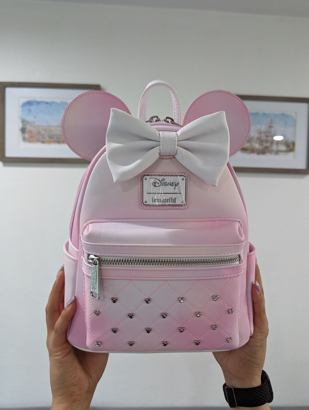 Customer photo review of 707 Street Exclusive - Loungefly Disney The Minnie Mouse Classic Series Mini Backpack - Sakura