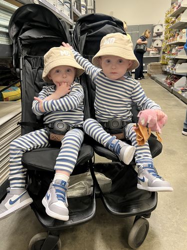 Customer photo review of This Summer- Daddy, Mama & Mini Matching Bucket Hats- Sand