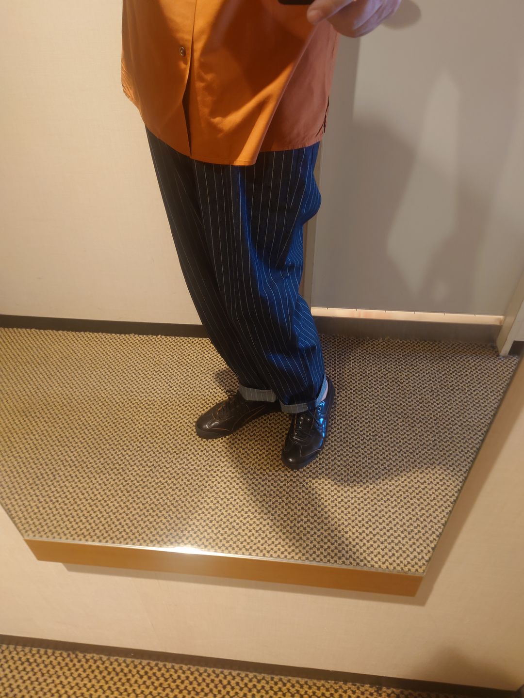 Customer photo review of ウォバッシュストライプワークパンツ