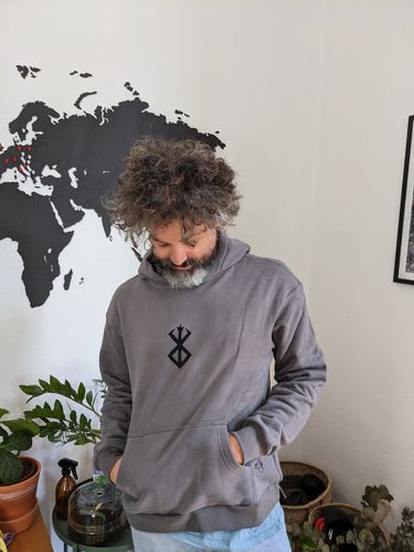Customer photo review of Hill of Swords Hoodie