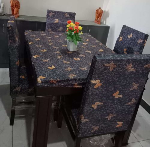 Customer photo review of DivineTrendz Exclusive - Golden Butterfly Elastic Chair & Table Cover