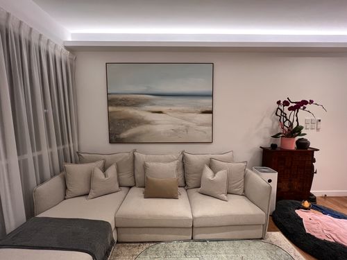 Customer photo review of Contemporary Beach Painting #ABSH04