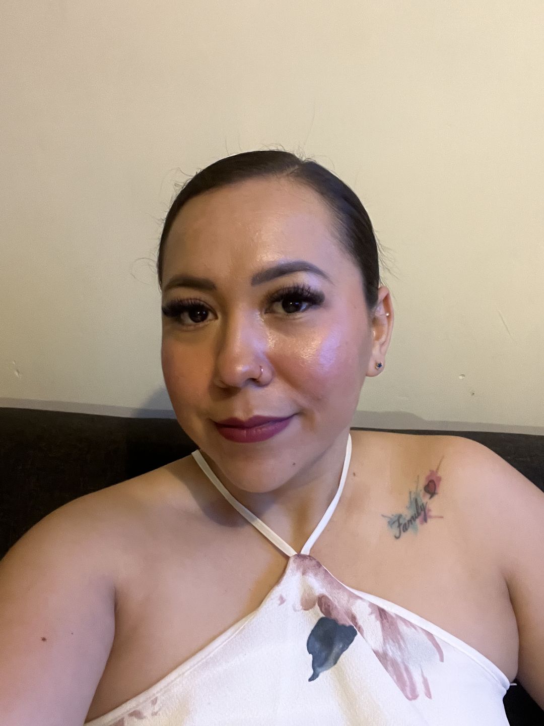 Customer photo review of Piercing de Luna Azul