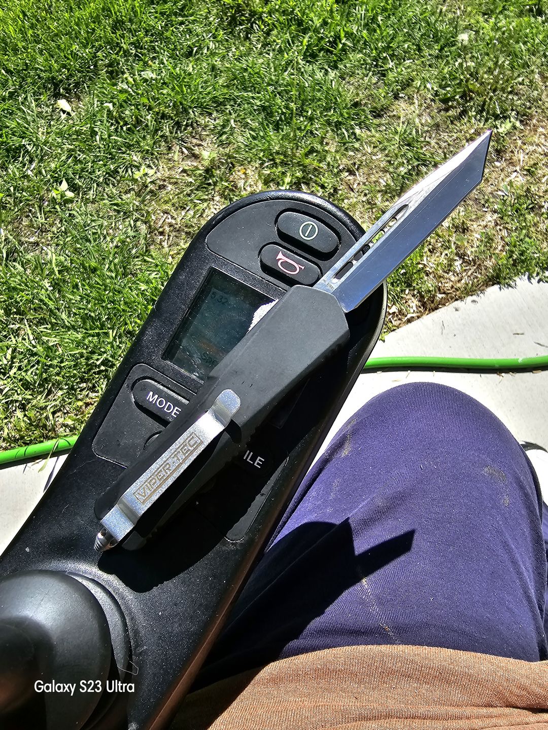 Customer photo review of Small Black Ghost D/A OTF (Multiple Blade Styles Available)