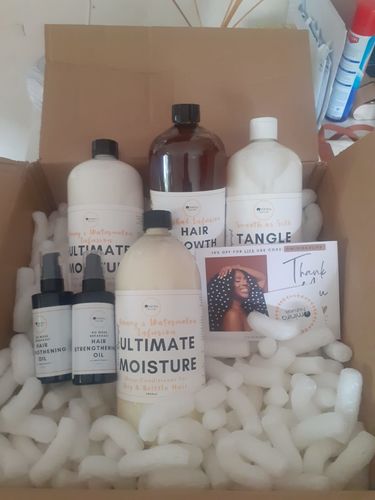 Customer photo review of Wash Day Kit