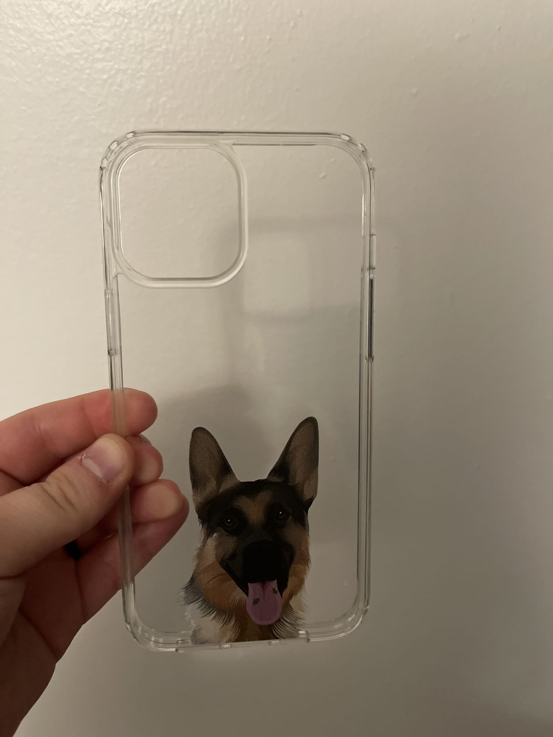 Customer photo review of Custom Pet Portrait Phone Cases