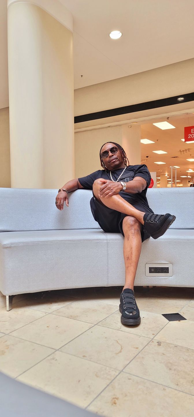 Customer photo review of Luiz X in Black Suede