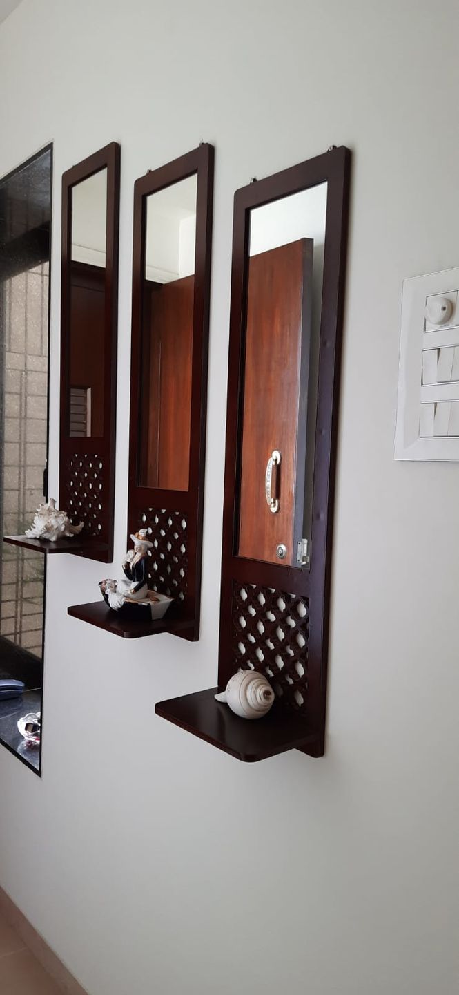 Customer photo review of Designer Long Wall Mirror- Set of 3