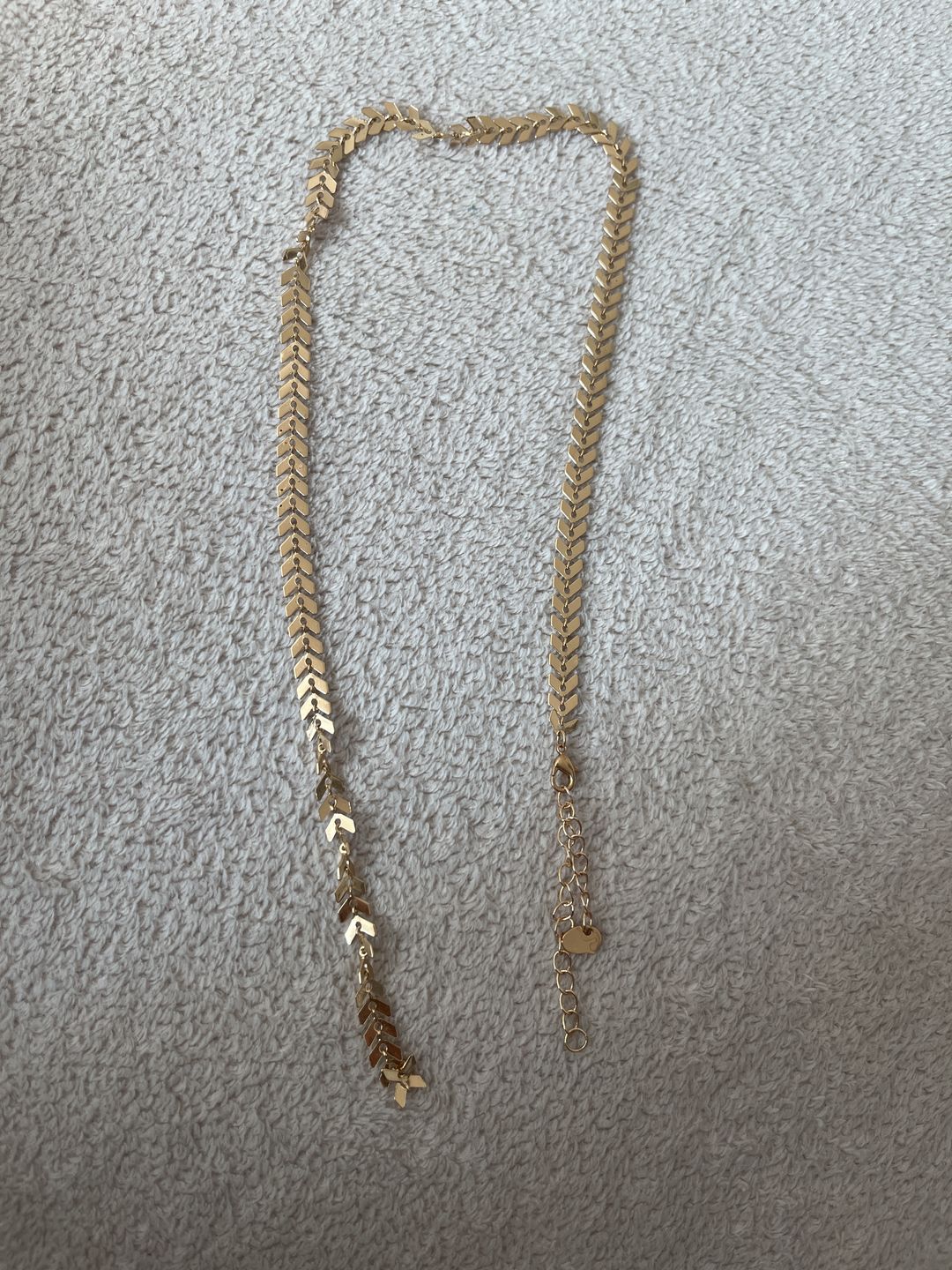 Customer photo review of Fishtail Necklace