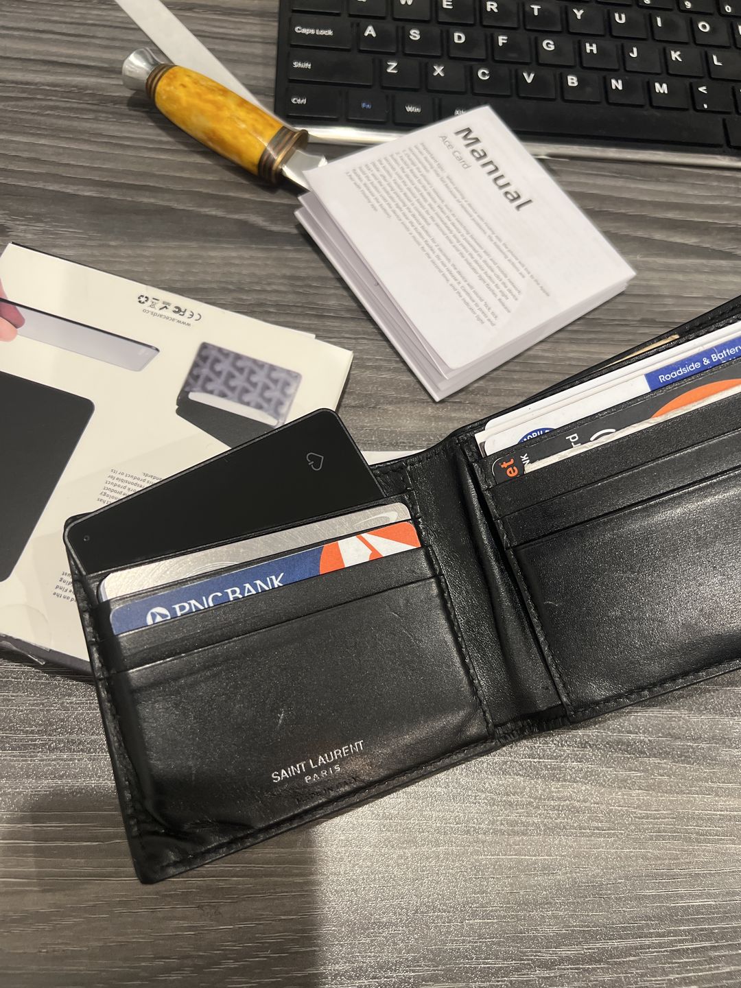 Customer photo review of Ace Card - Apple Find My
