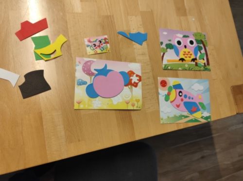 Customer photo review of DIY Handmade Foam Sticker Set
