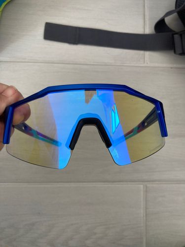 Customer photo review of REVO KE9023 Red Blue Photochromic Sunglasses