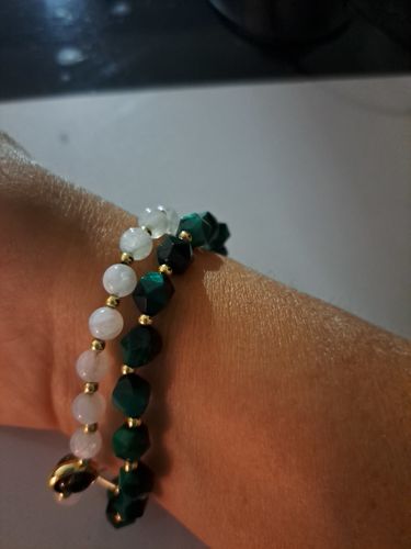 Customer photo review of Noeud Soulagement  - Malachite Brute